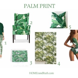 Trend Alert: Palm Print via HOMErandRuth.com
