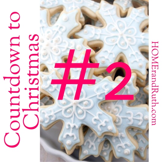 #2 - Baking Christmas Cookies; Image via All Things Shabby and Beautiful